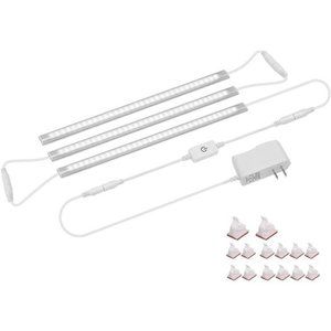 LED Under Cabinet Lighting Kit, 3pcs 12" Ultra Slim Under Counter Light Bars